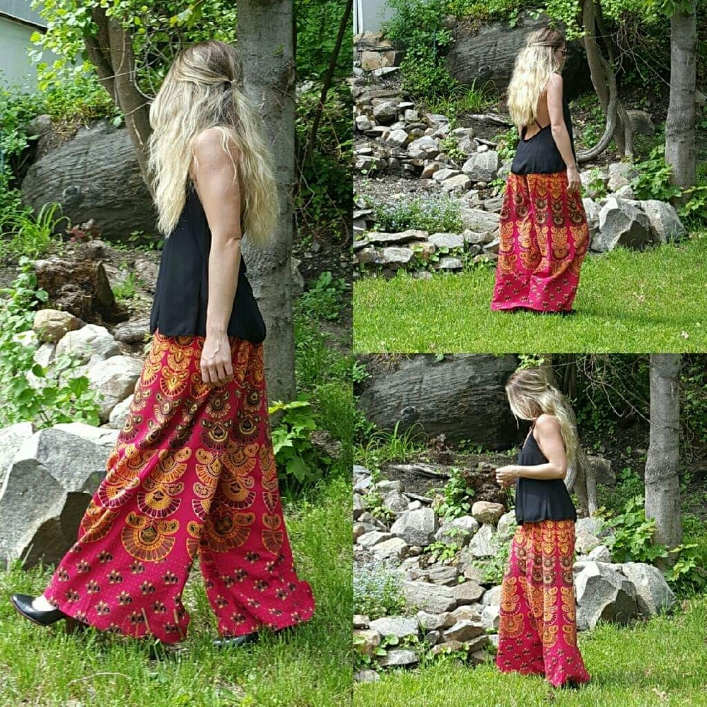PALAZZO pants wide leg pants yoga pants